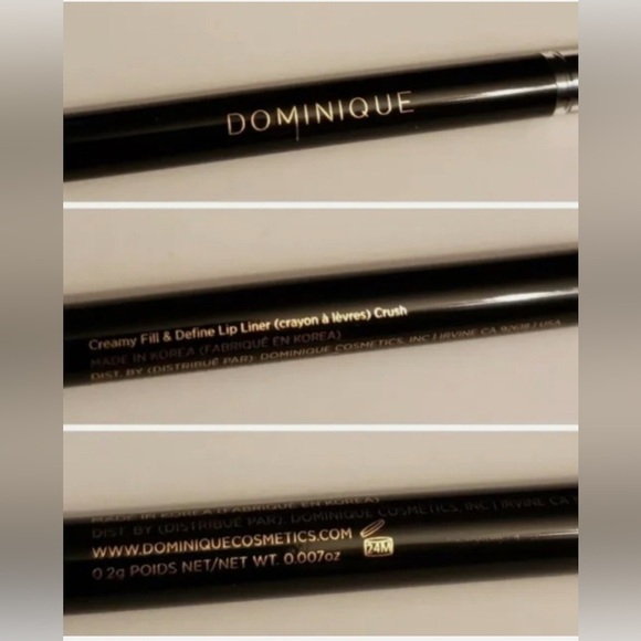 NIB Dominique Creamy Fill & Define Lip Liner in Crush - Picture 10 of 12